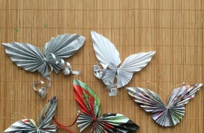 Як зробити метелика з паперу Як зробити метелика з матеріалу