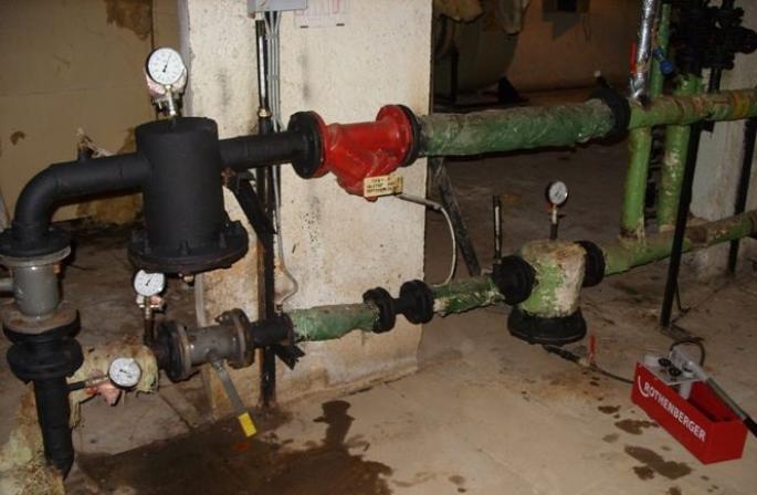 Das Verfahren zum Waschen und Desinfizieren von Rohrleitungen und Trinkwasserversorgungssystemen.
