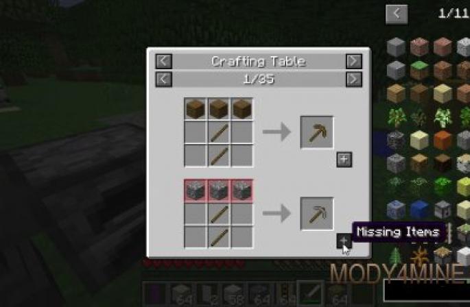 „Just Enough Items Mod“ – visi kūrybos receptai ir „Minecraft Crafting Lookout“ 1 modifikacijos elementai
