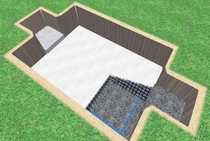 スイミングプールのあるラズネ: リラクゼーションのための素晴らしい複合浴場のプロジェクト