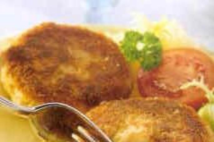 Pancake con filetto di pollo e maionese